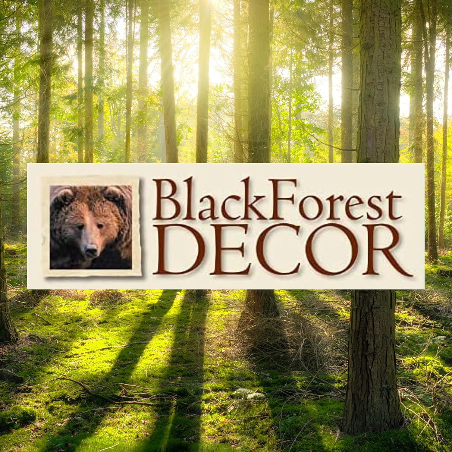 Black Forest Decor Bear Electric Candle Lantern 1