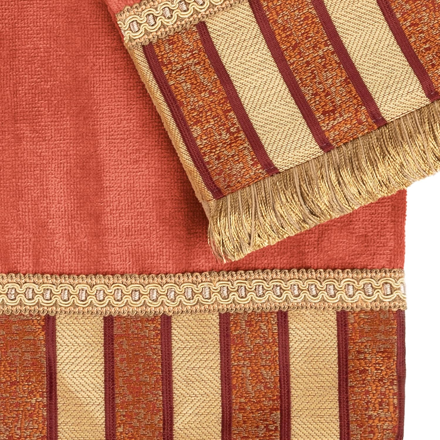 Sherry Kline Coral 3-Piece Decorative Towel Set
