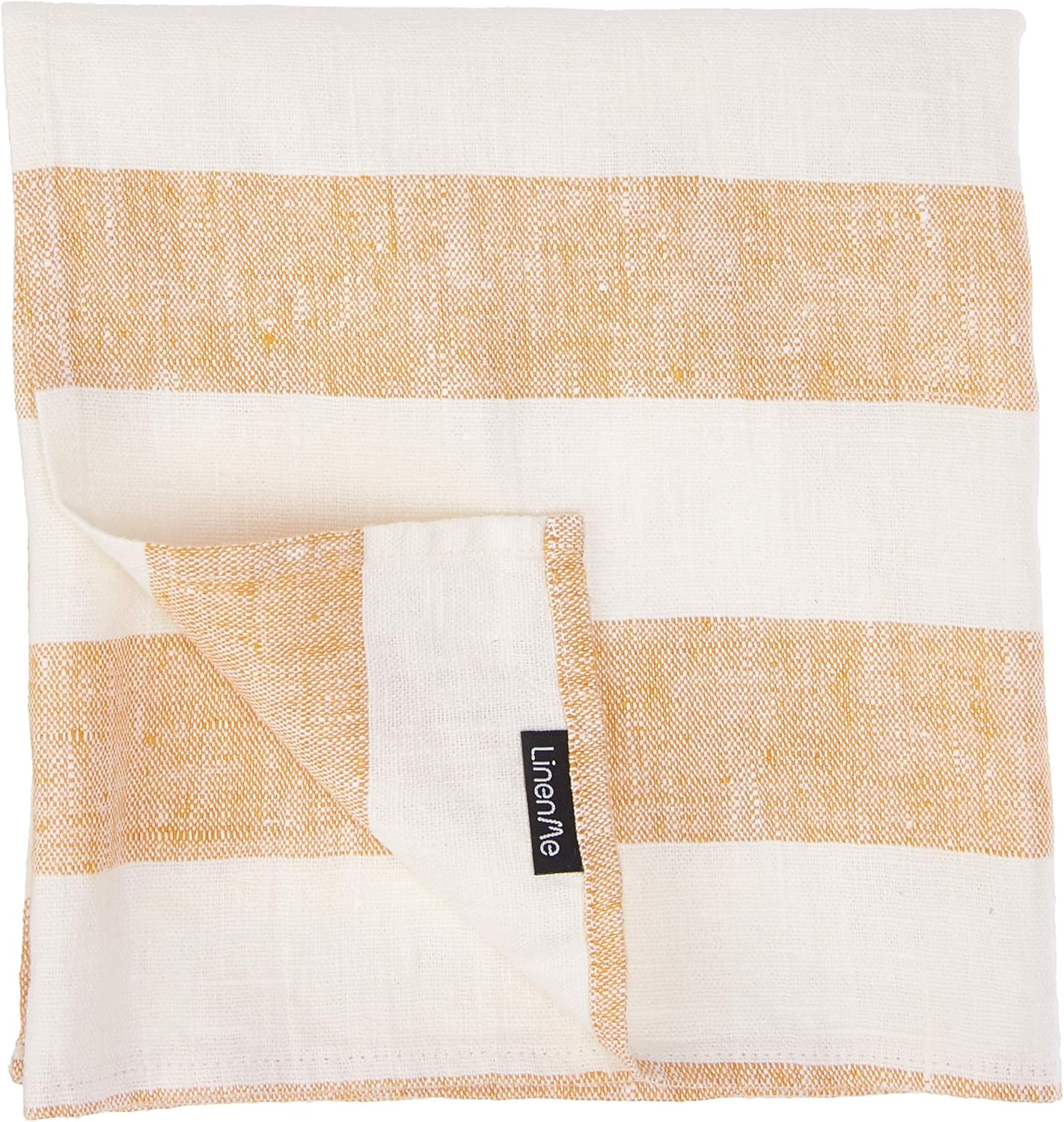 LinenMe 0824801 Gold Towel Set 2 Pieces 18x26