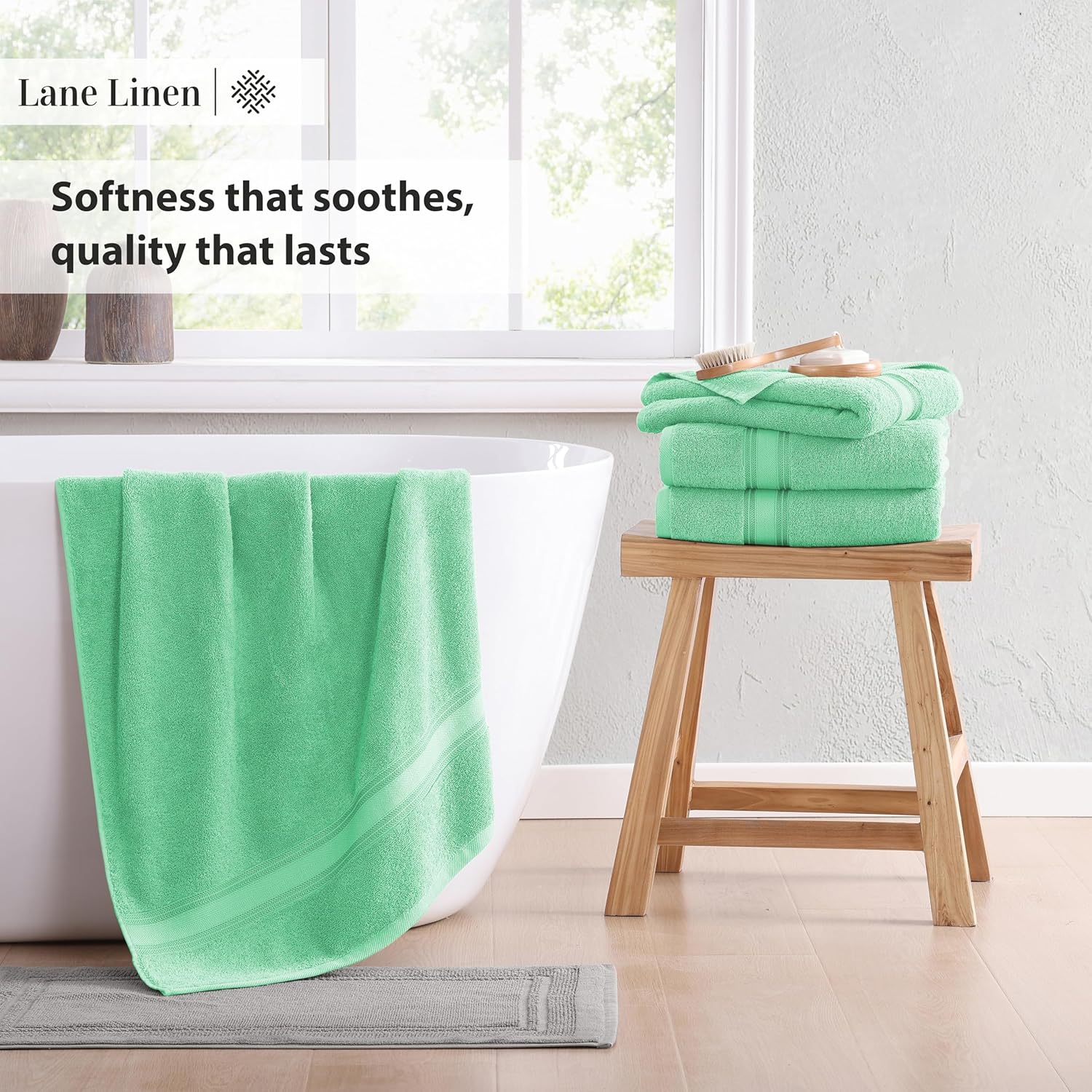 LANE LINEN Luxury 12-Piece Bath Towel Set
