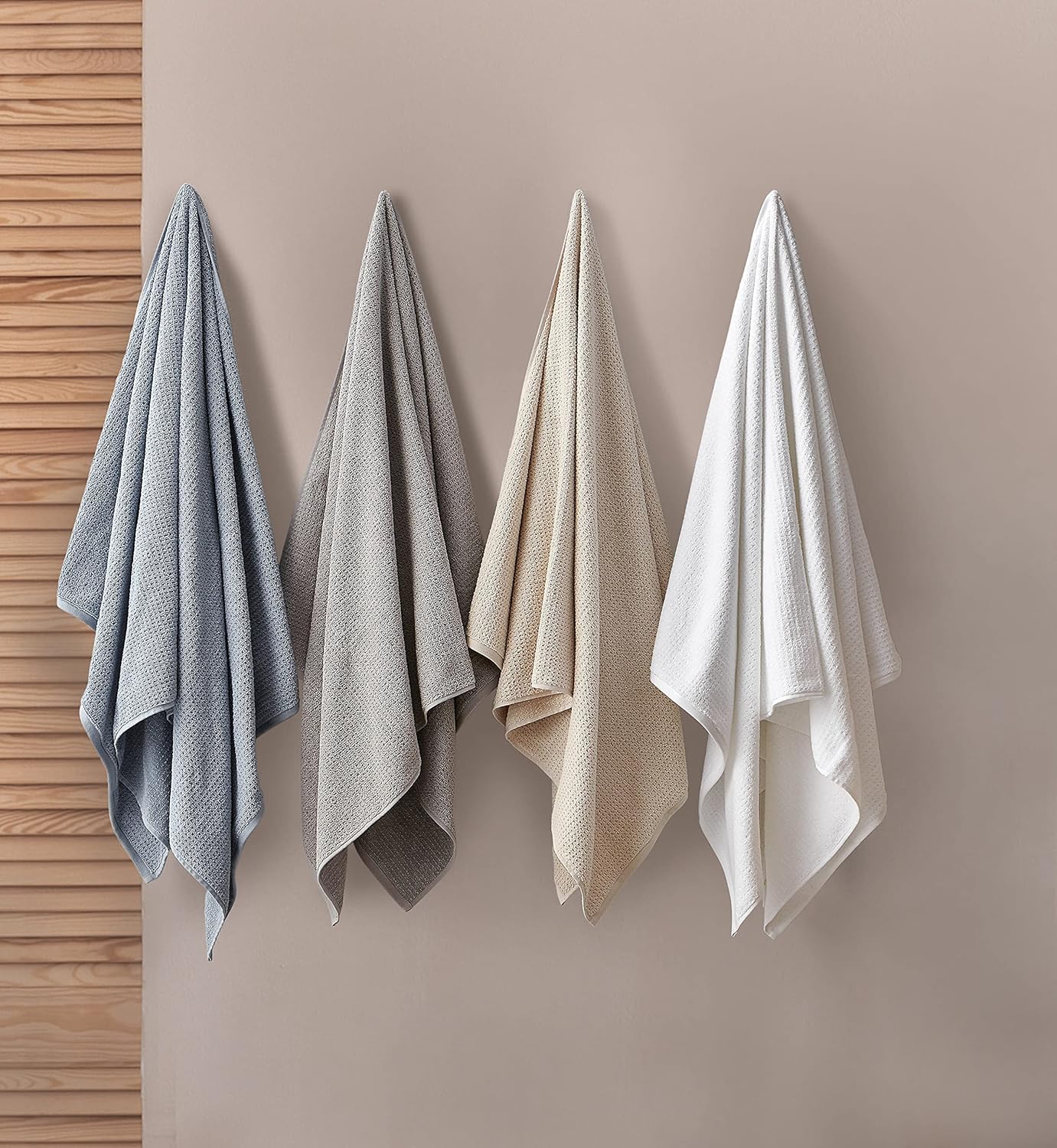 Nautica Bath Towels Set 8 Piece Oasis Beige 1