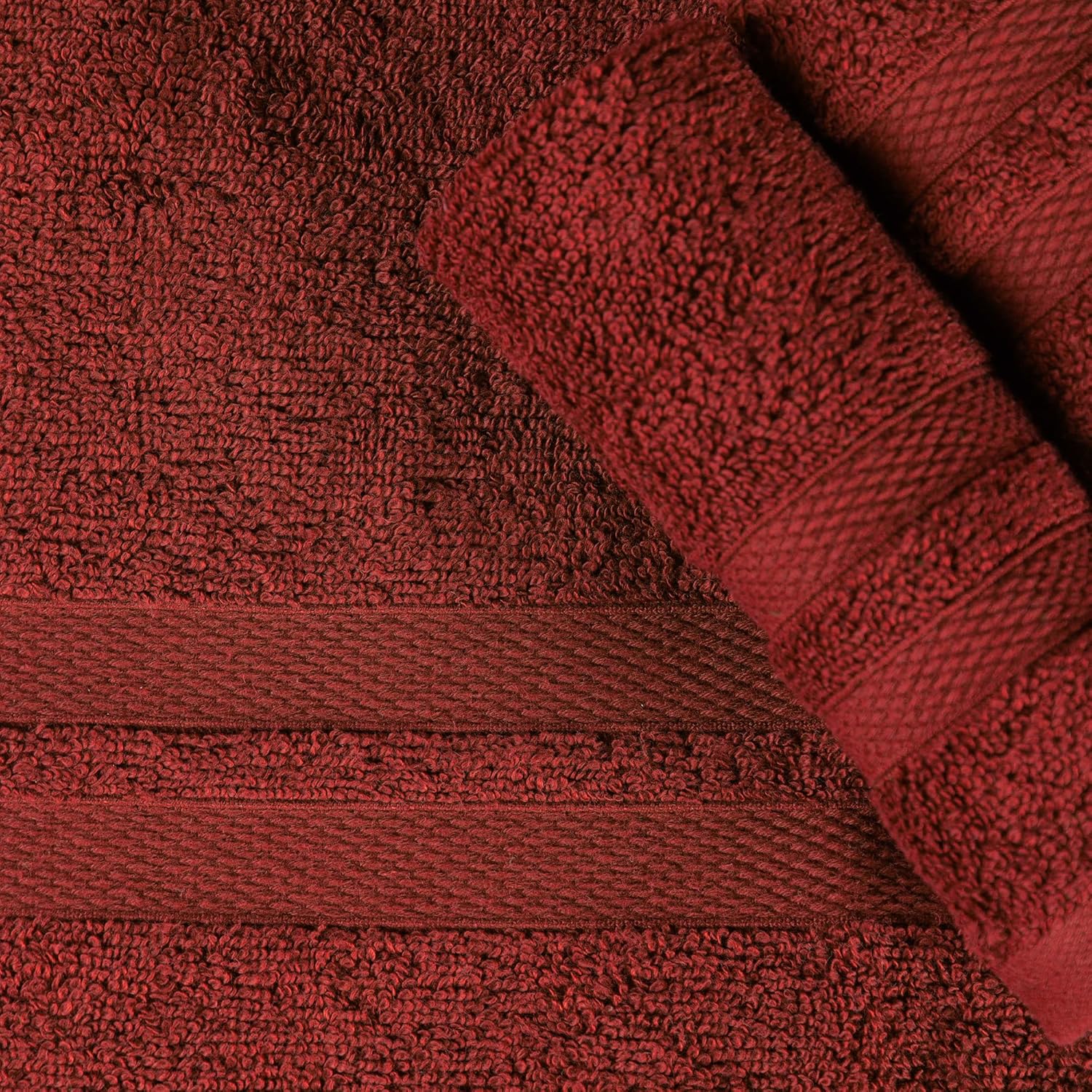 Superior Ultra-Soft Cotton Towel Set - Maroon