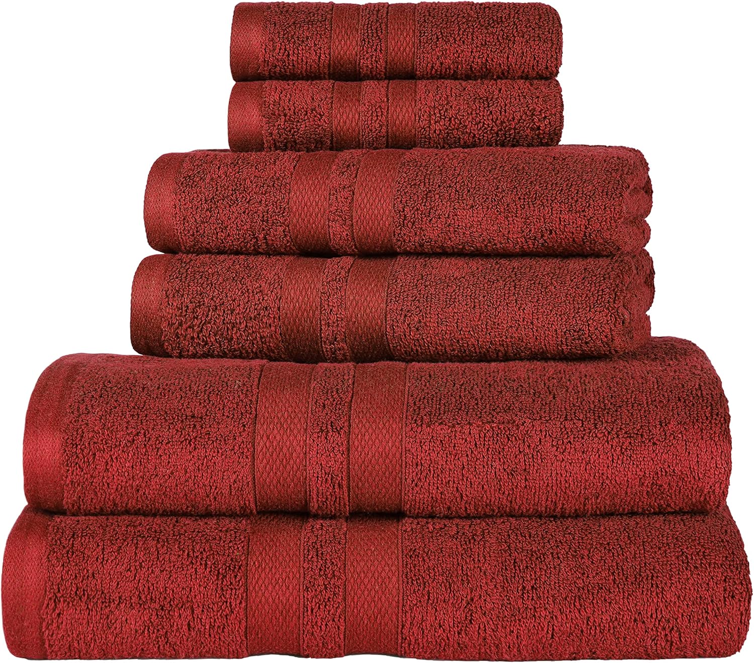 Superior Ultra-Soft Cotton Towel Set - Maroon