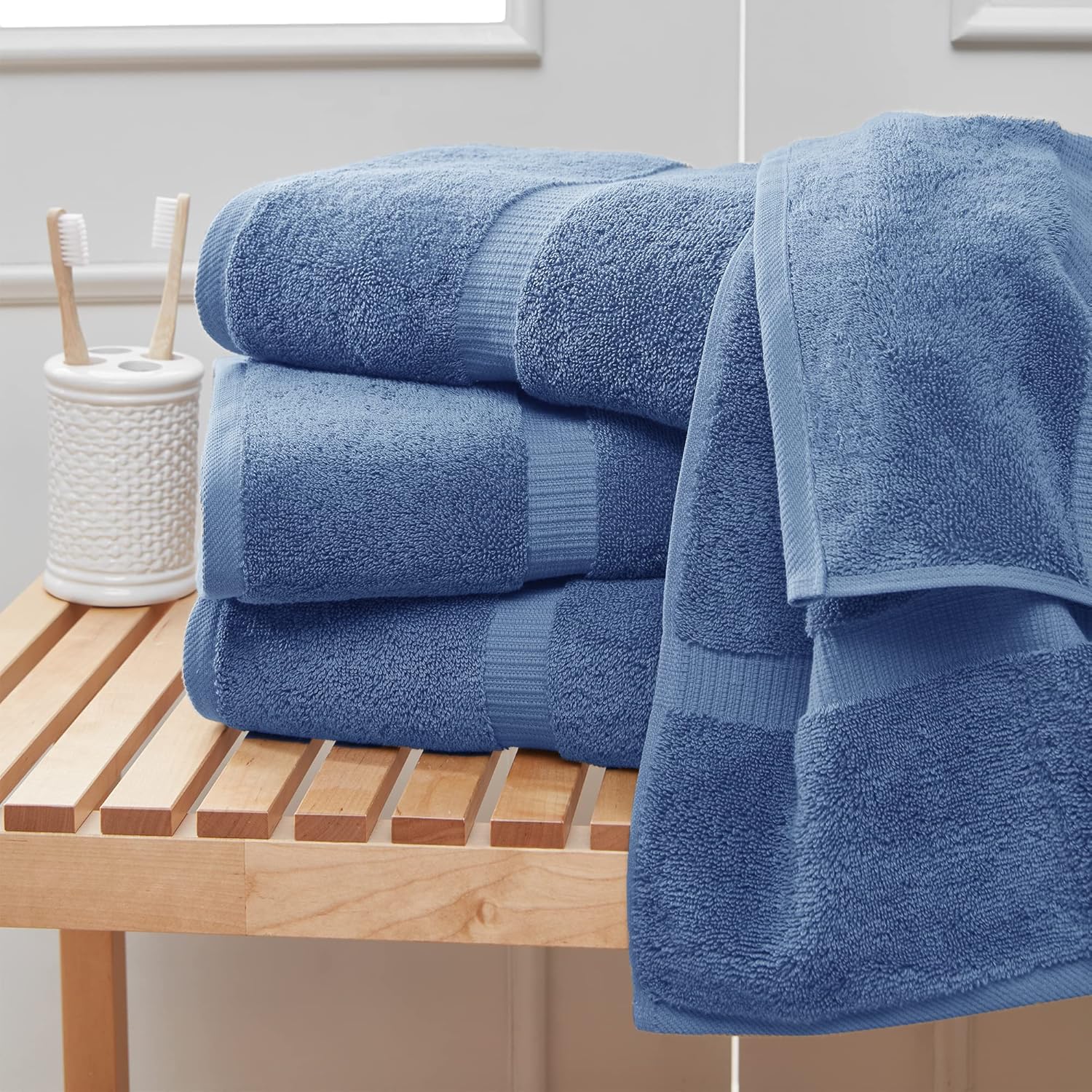 Towel Bazaar Premium Cotton Turkish Towel Set 8-Piece