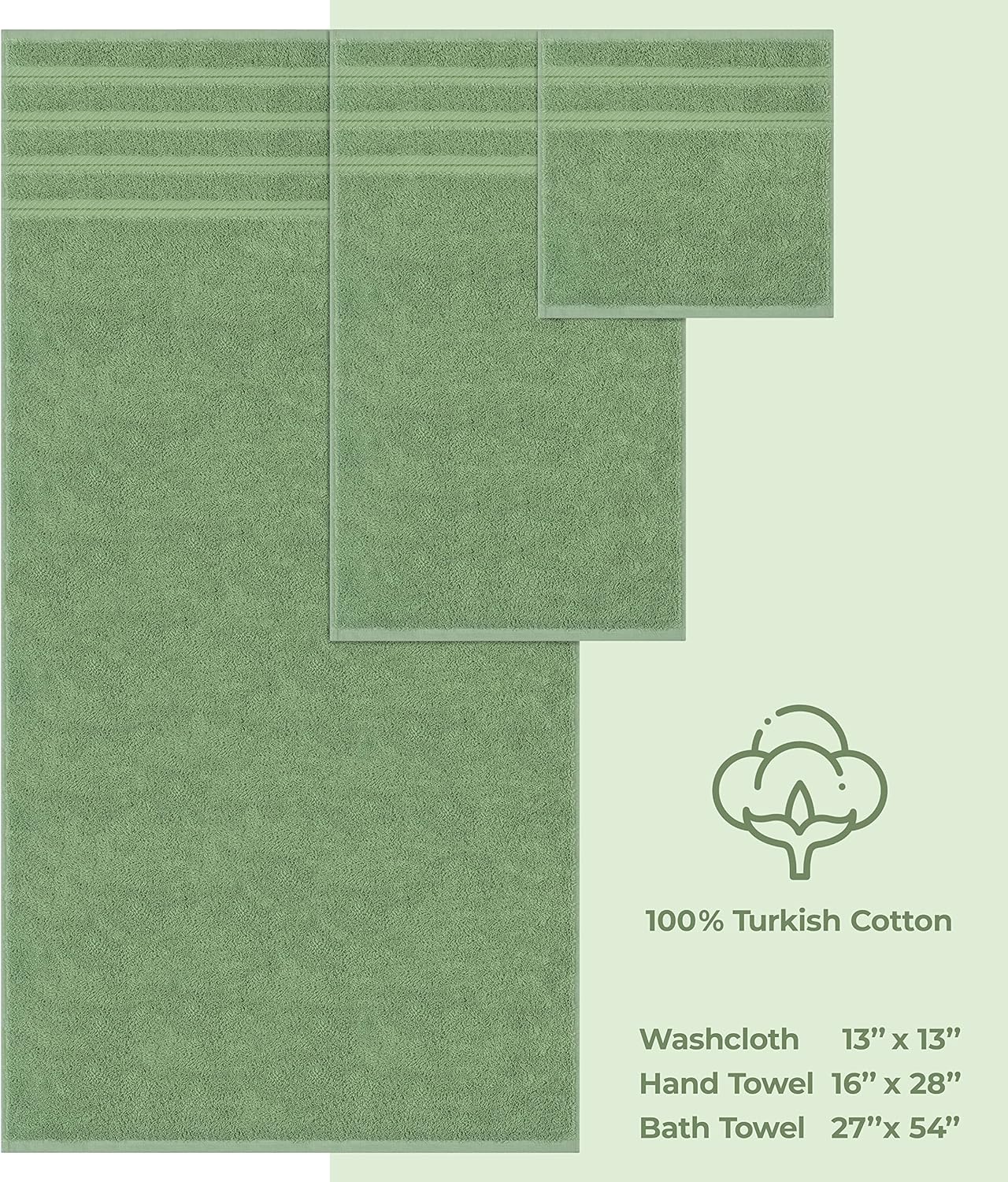 American Soft Linen 4 Piece Towel Set 1